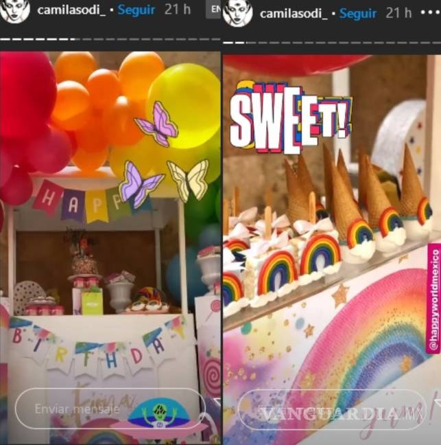 $!Tras superar el COVID-19 hija de Camila Sodi y Diego Luna celebra su décimo cumpleaños