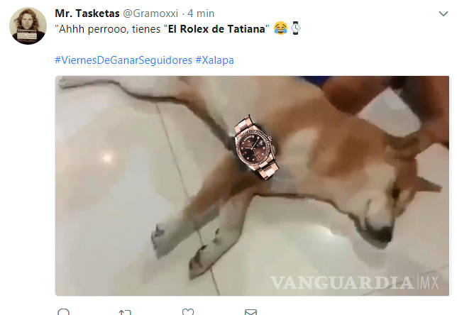 $!Se desata guerra tuitera por 'El Rolex de Tatiana' de $251 mil 258 pesos
