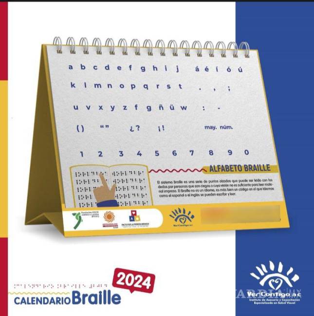 $!Descubre el primer Calendario Braille interactivo de Ver Contigo. Con meses y días en relieve, este almanaque único en el país facilita la vida cotidiana y apoya la educación de quienes viven con discapacidad visual.