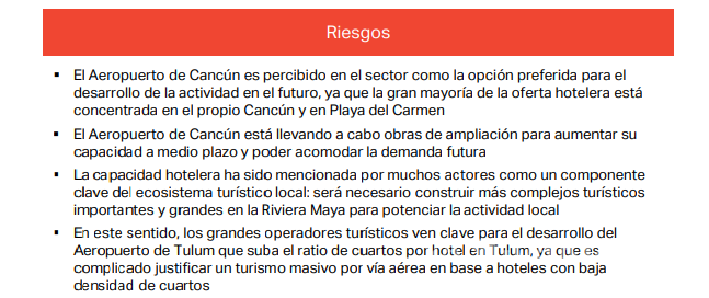 $!Una serie de riesgos son enlistados en el análisis técnico, donde sentencian diveras opiniones de aerolíneas entrevistadas.