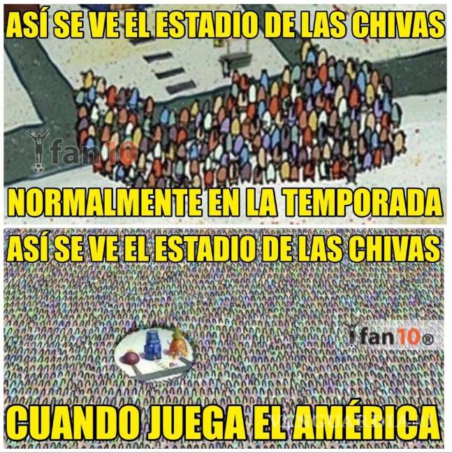 $!Los memes del Chivas vs América