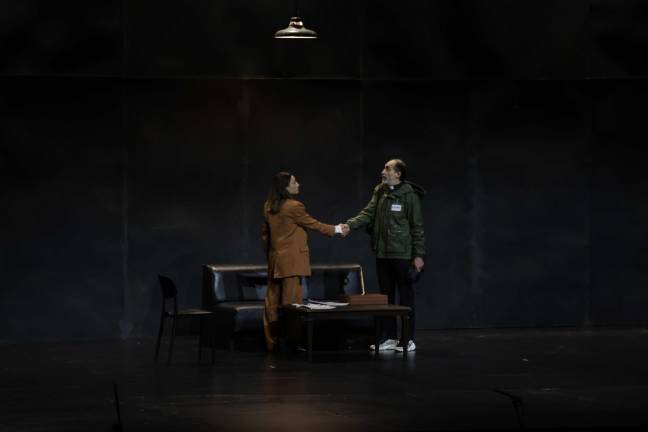 Bruno Bichir y Marimar Vega protagonizaron un intenso duelo actoral sobre el escenario del Teatro de la Ciudad Fernando Soler.