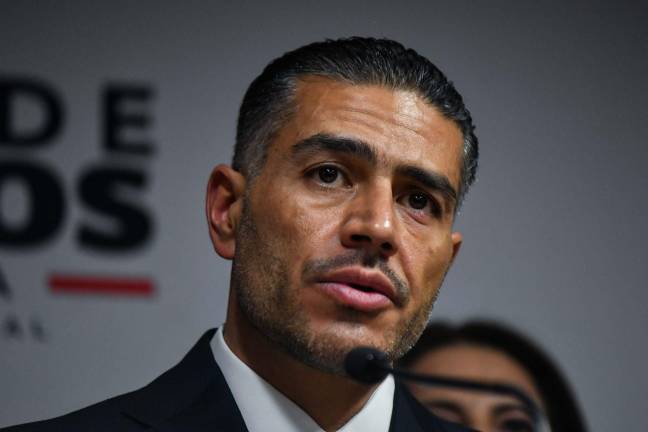 El senador y coordinador del grupo parlamentario PVEM en el Senado, Manuel Velasco, destapó al titular de SSPC, Omar García Harfuch, como candidato de la Cuarta Transformación a la elección presidencial de 2030.
