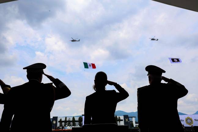 La Mandataria federal destacó la baja en los homicidios dolosos en el país, en parte por el trabajo de la Guardia Nacional.