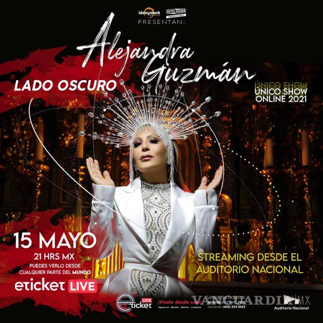 $!Alejandra Guzmán mostrará su ‘Lado Oscuro’ en vivo