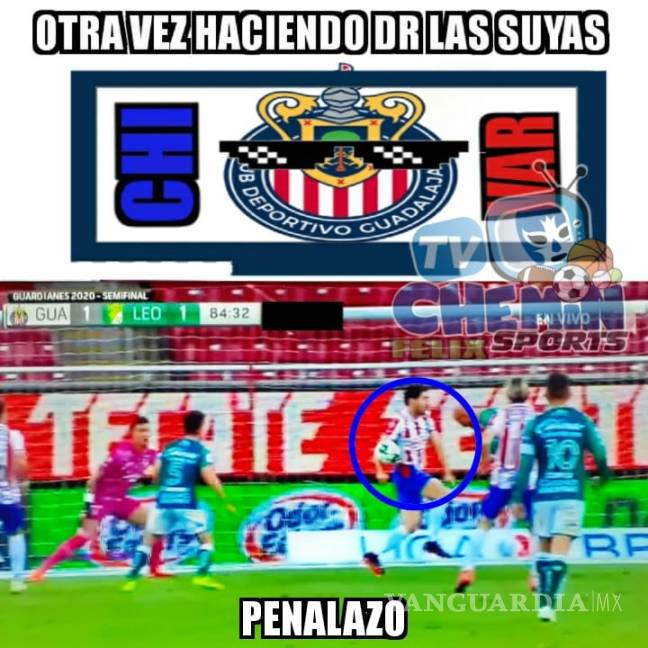 $!Cota y los memes del Chivas vs León