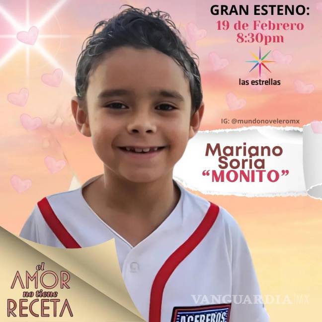 $!Mariano Soria, el joven talento originario de Monclova, se prepara para su gran debut en la televisión.