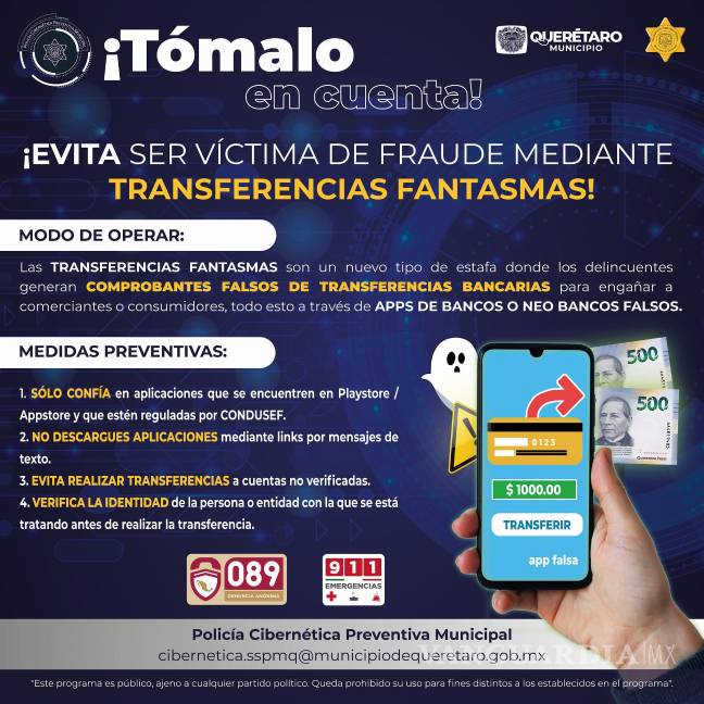 $!Transferencias fantasma: Alerta por depósitos enviados desde Estados Unidos