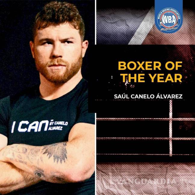 $!'Canelo' Álvarez fue nombrado el boxeador del año por la AMB