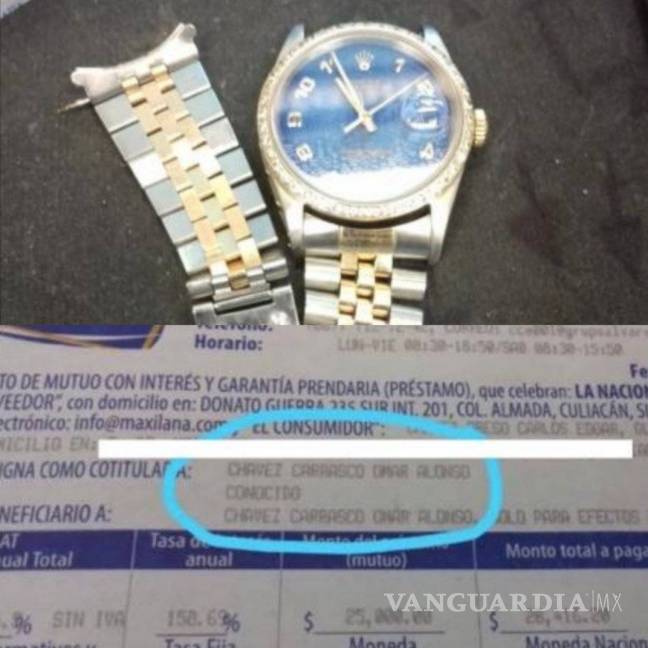 $!Hijo de Julio César Chávez empeña un lujoso reloj