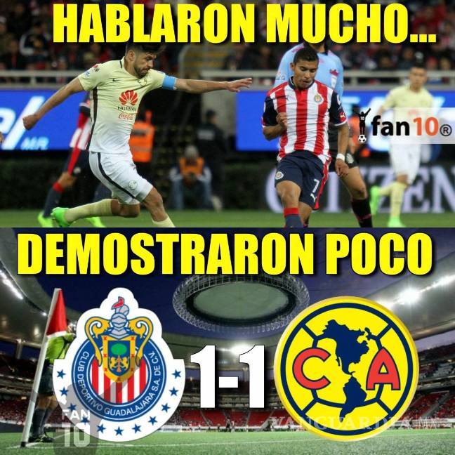 $!Los memes del Chivas vs América