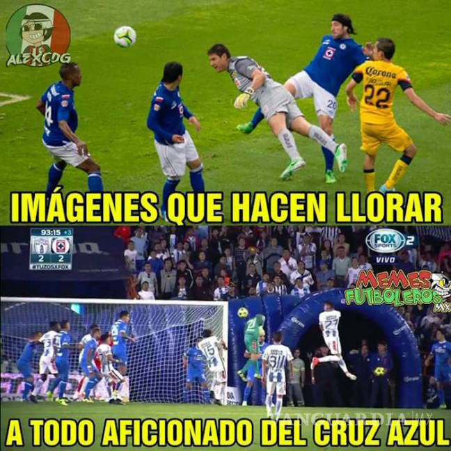 $!Cruz Azul acapara los memes de la Jornada 16 de la Liga MX