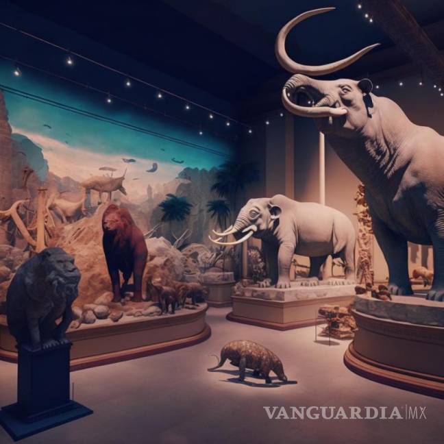 $!Sala de la megafauna con algunos errores “evolutivos”.