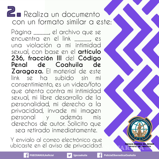 Así puedes denunciar un delito cibernético por difusión de contenido íntimo en Coahuila