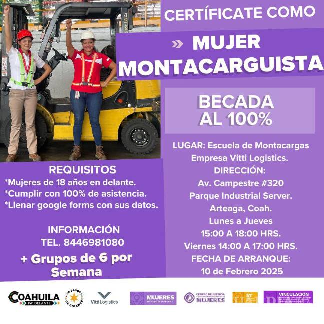 $!La capacitación gratuita ofrecida en Arteaga busca abrir nuevas oportunidades laborales para mujeres en el área industrial.