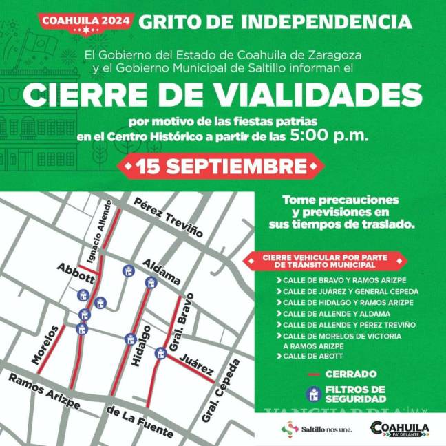 $!Se implementarán filtros de seguridad en las principales intersecciones del centro histórico.