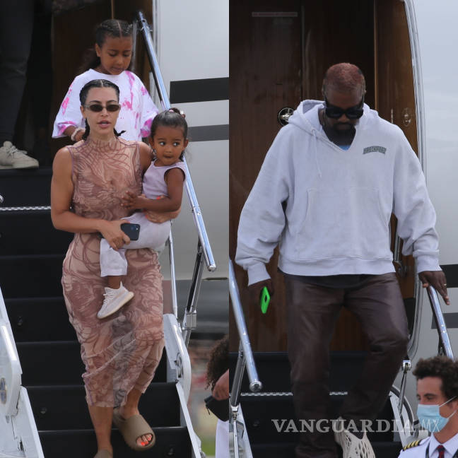 $!Kim Kardashian y Kanye West continúan vacaciones familiares, ahora en EU