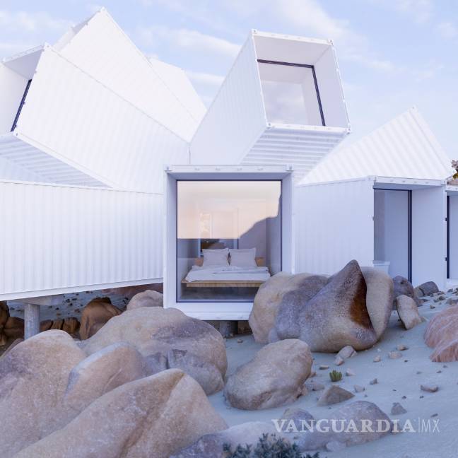 $!Joshua Tree Residence, el lujo de vivir ¡en unos contenedores!