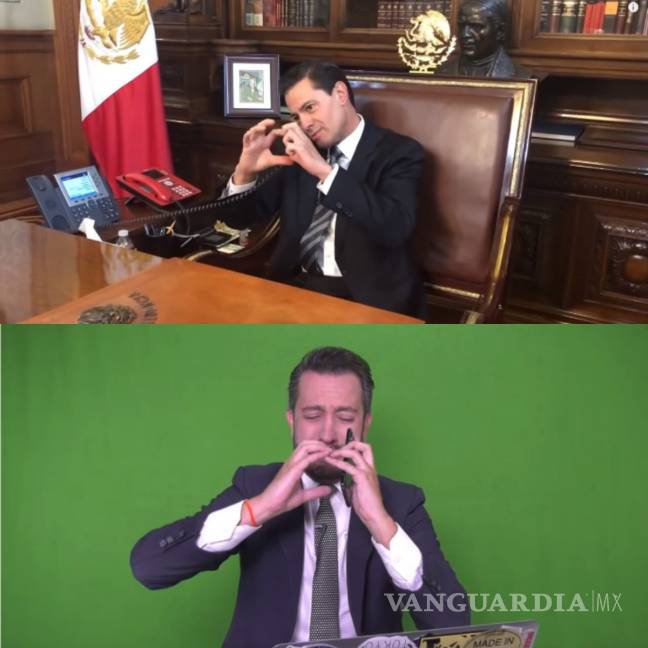 $!Peña Nieto le manda un 'corazón' a Chumel Torres en emotiva despedida