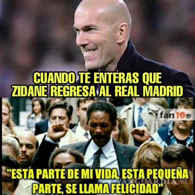 $!Los memes del regreso de Zidane al Real Madrid