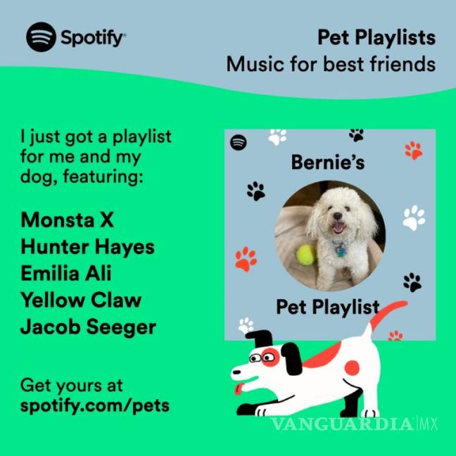 $!Spotify crea una conexión musical para ti y tu mascota con estas nuevas playlists