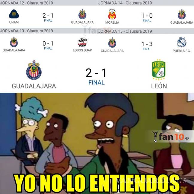 $!Los memes de la victoria de Chivas al León