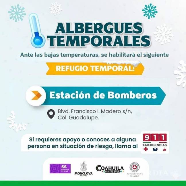 $!El albergue principal se ubica en las instalaciones del Cuerpo de Bomberos.