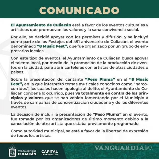 $!‘El Chapo’ Guzmán ‘apareció’ en festejos del 491 aniversario de Culiacán