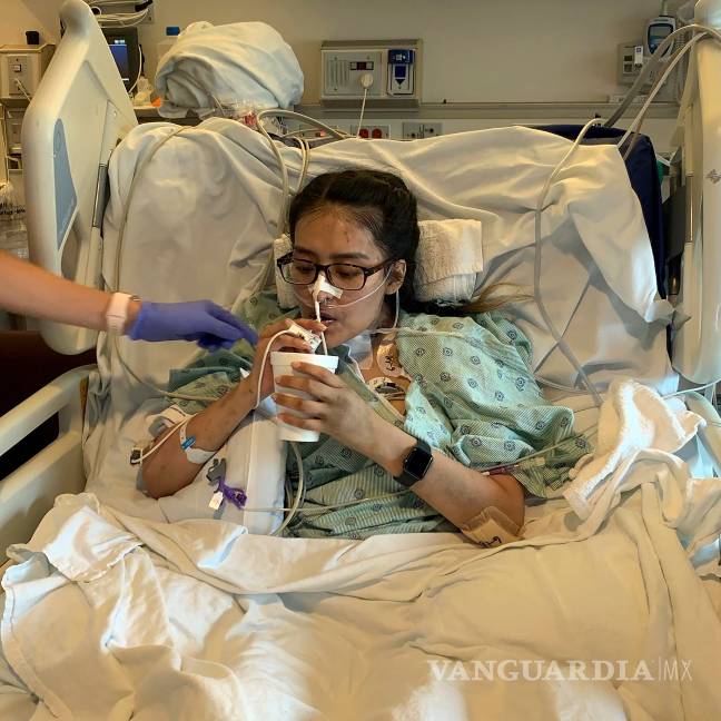 Una paciente de COVID-19 es dada de alta tras recibir un extraordinario trasplante doble de pulmón