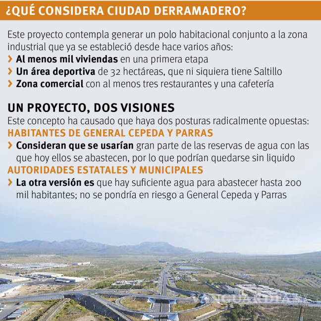 $!Conagua avala plan hídrico para abastecer la zona de Derramadero; ejidatarios de General Cepeda y Parras se oponen al proyecto