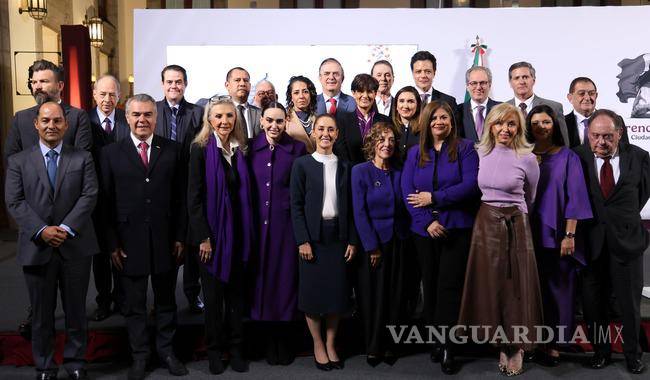 $!La presidenta Claudia Sheinbaum presentó al Consejo Asesor de Desarrollo Económico Regional y Relocalización (CADERR) como parte del Plan México | Foto: Especial