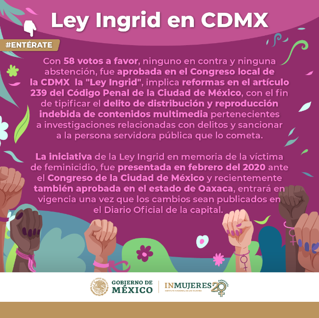 $!Ley Ingrid, Olimpia y más: Los avances del feminismo en México en los últimos años en derechos y justicia