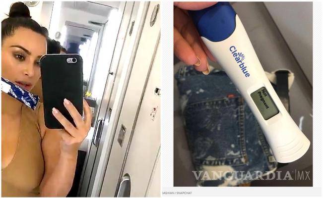 $!Kim Kardashian se hizo prueba de embarazo a bordo de un avión