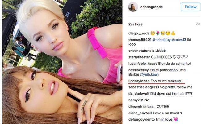 $!Lindsay Lohan critica a Ariana Grande... y le llueven críticas