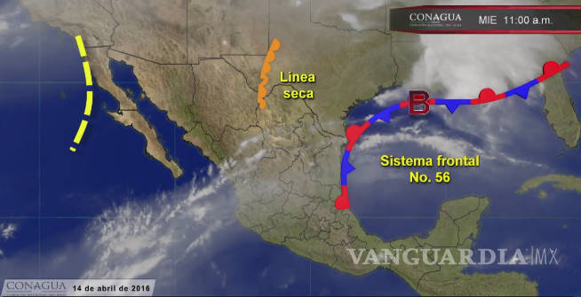 $!Fuertes vientos afectarán al norte del país