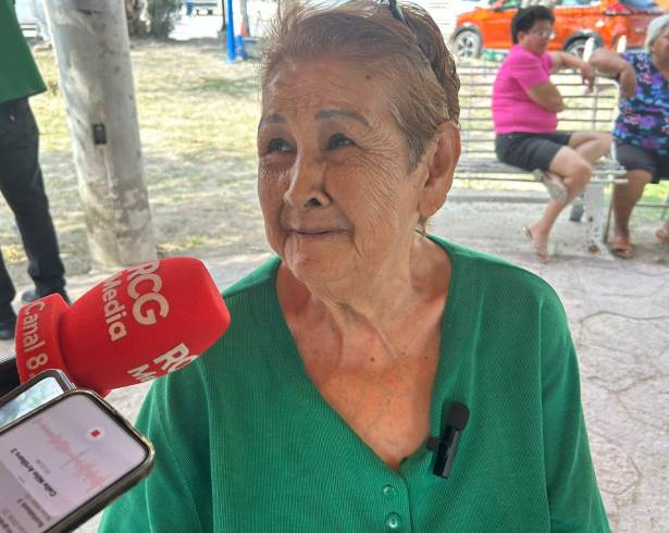 Margarita Dura Flores afirmó que actualmente recibe su pensión en otra institución bancaria, luego de la inconformidad que presentó por la situación ocurrida con su cuenta de ahorro.