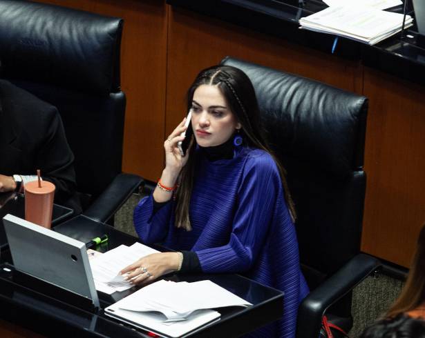 La senadora de Morena, Andrea Chávez, solicitó una licencia de su escaño por tiempo indefinido por motivos de maternidad, ya que está a dos meses de cumplir el periodo de embarazo y dar a luz a su primer hijo.