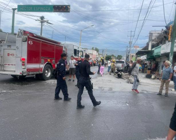 La explosión ocurrió en una vulcanizadora de la colonia Antonio Cárdenas y dejó como saldo un fallecido y dos personas lesionadas.