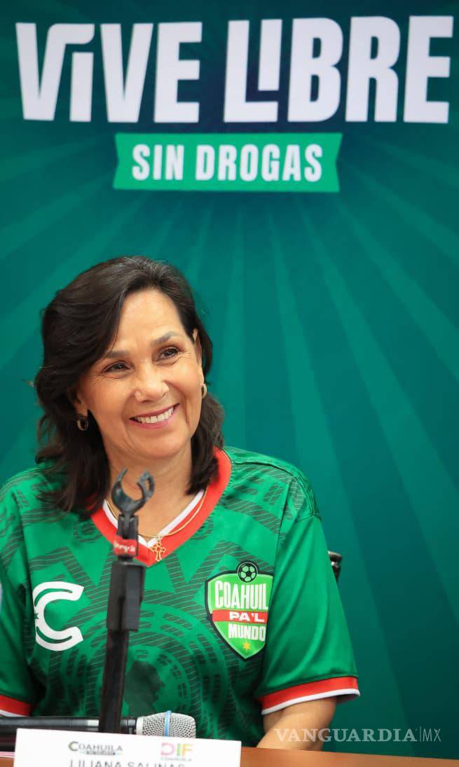 $!Liliana Salinas Valdés destacó que el reto representa la unión de familias, instituciones y sociedad para impulsar el bienestar social.
