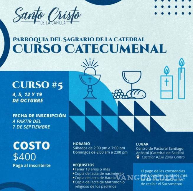$!La preparación culmina con la Vigilia Pascual, donde se imparten bautismo, confirmación y eucaristía.