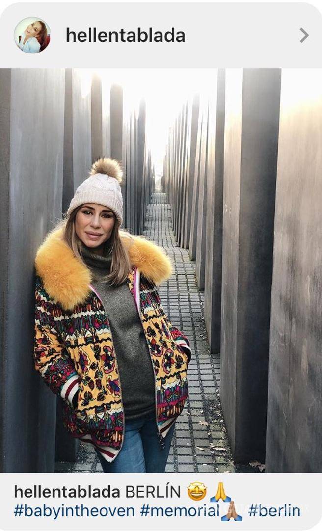 $!'Bebé al horno'; el penoso comentario que la ex de David Bisbal, Elena Tablada, hizo en memorial del Holocausto