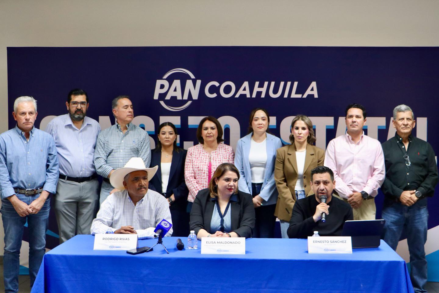 PAN repite fórmula de MC con participación ciudadana y afirma que va a ‘blindar’ a Coahuila frente a Morena