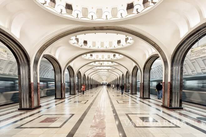$!El metro de Moscú, un palacio subterráneo