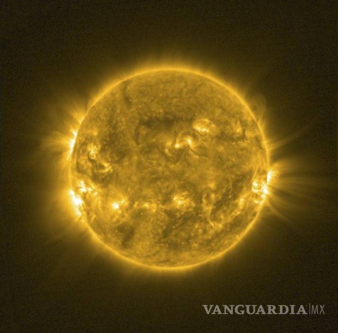 $!Imagen de la corona solar captada por el satélite Proba-2 de la Agencia Espacial Europea (ESA). EFE/ESA