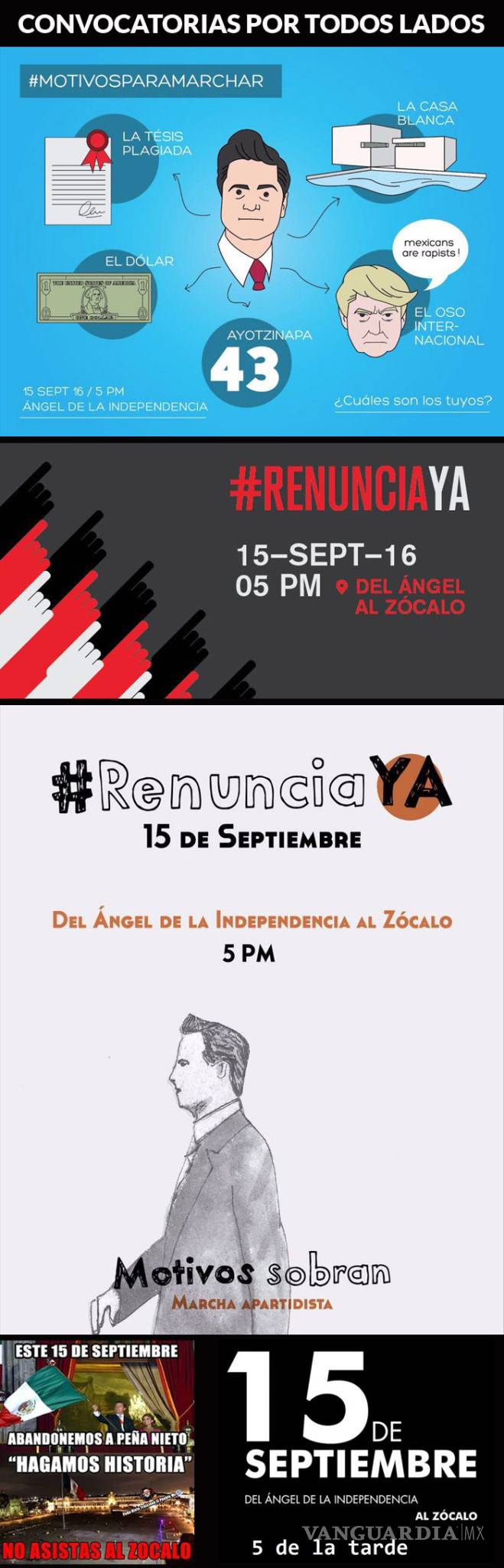 $!El Zócalo capitalino ha dicho 3 veces “NO” a Peña Nieto...Y va por la cuarta