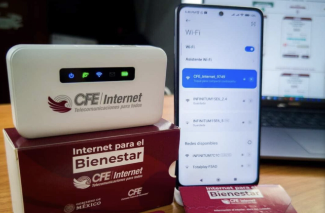 El servicio funciona mediante un dispositivo portátil conocido como MIFI.