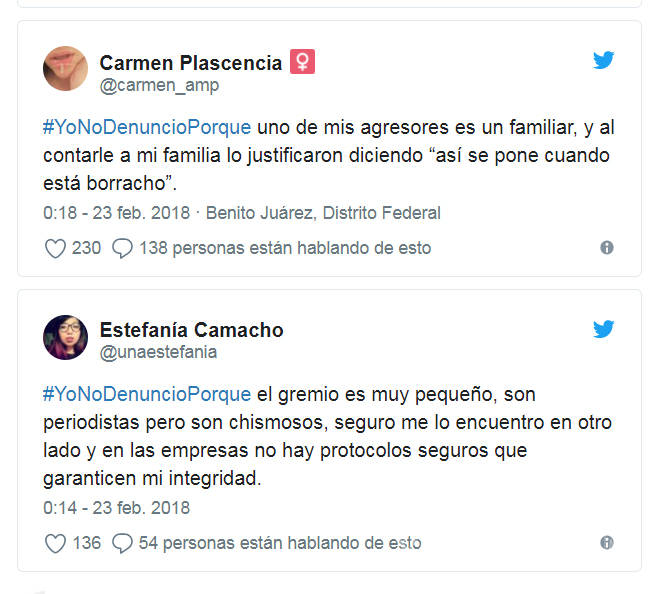 $!#YoNoDenuncioPorque: Mujeres mexicanas explican por qué no denuncian el acoso sexual