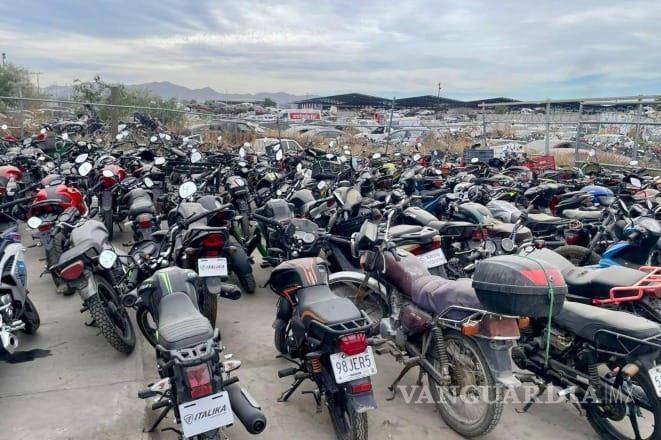 $!Las 96 motocicletas aseguradas durante octubre permanecen resguardadas en el corralón municipal.