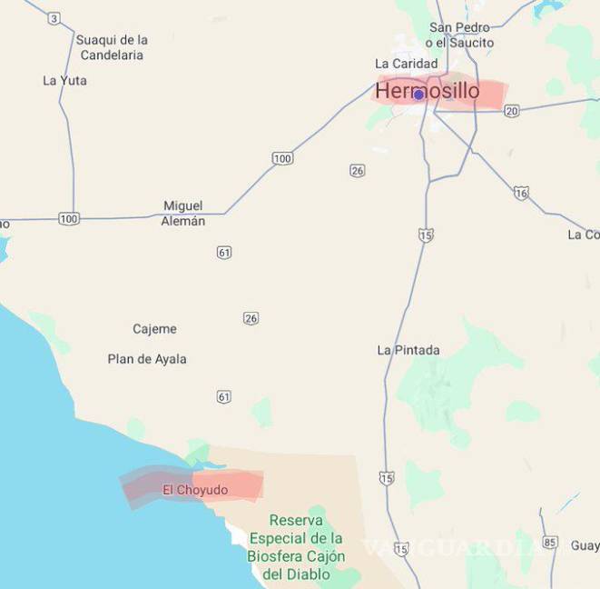 $!El sitio está ubicado a 90 kilómetros de Hermosillo, capital del norteño estado de Sonora
