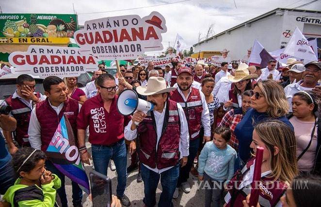 $!Armando Guadiana, candidato por Morena, dijo que Monclova será prioridad para su gobierno.